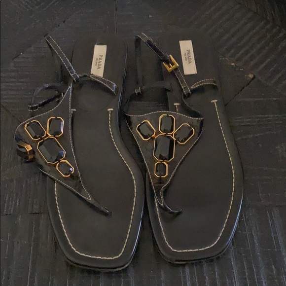 Prada sandals worn - Picture 1 of 5
